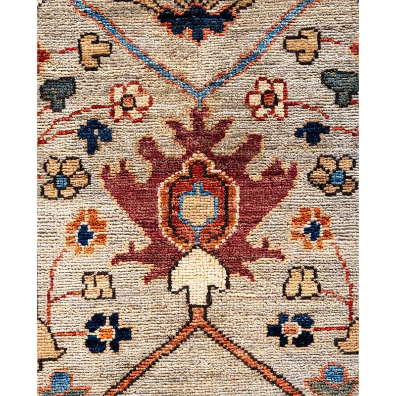 Serapi One-of-a-Kind Hand-Knotted Area Rug - Gray - 8' 3" x 9' 9"