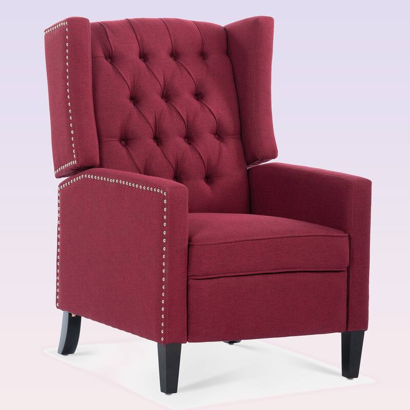 Modern Manual Wing Chair Recliner For Living Room