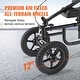 preview thumbnail 18 of 19, VEVOR Folding Knee Scooter, Carbon Steel Steerable Knee Walker for Injured Ankle Foot Knee