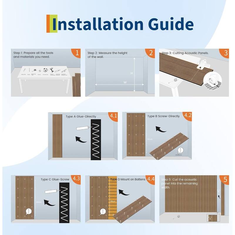 3D Fluted Wood Slat Acoustic Panels