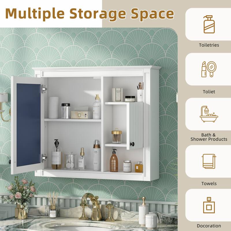 32'' Bathroom Wall Cabinet With Mirror