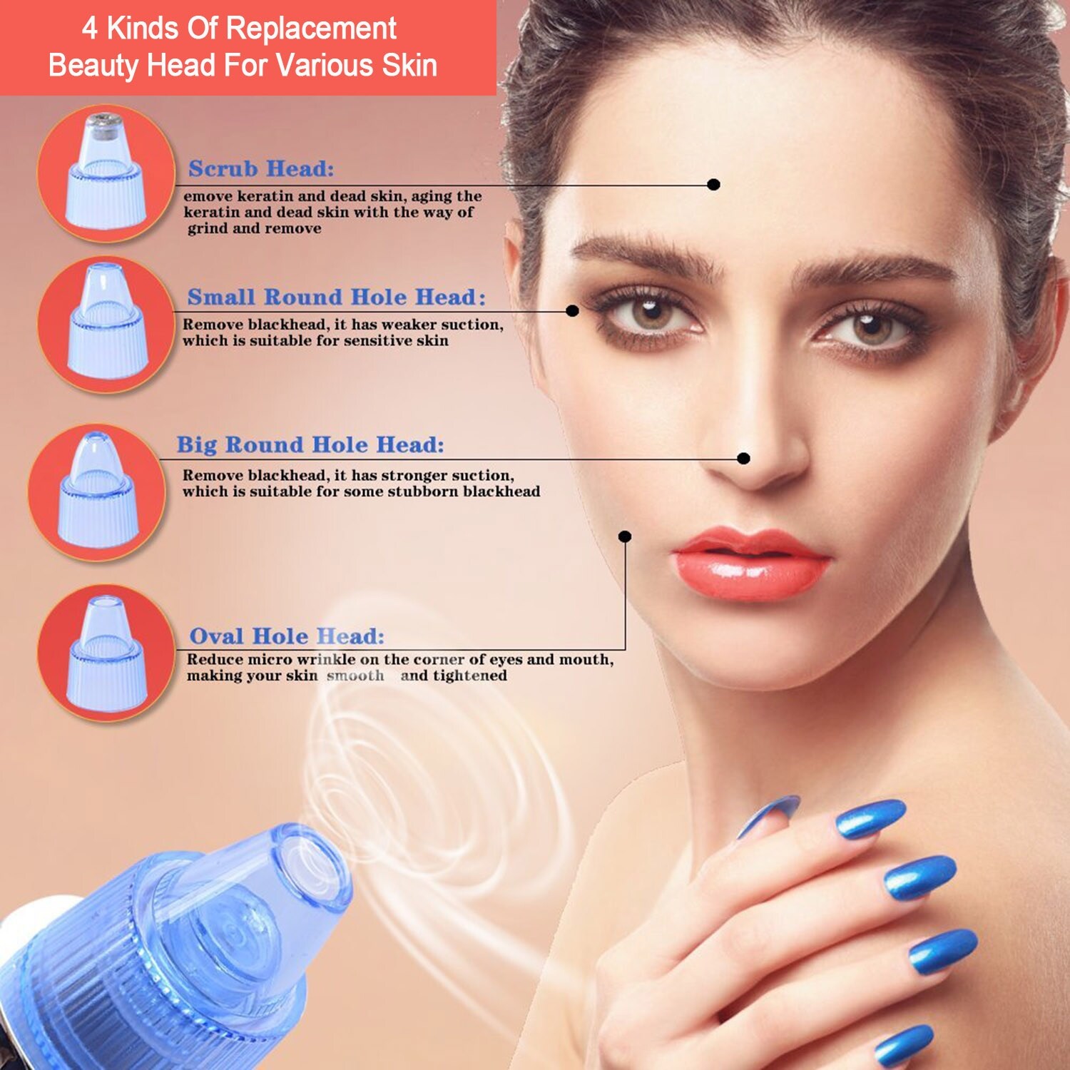 Shop Blackhead Remover Vacuum Pore Cleaner Acne Comedone Extractor