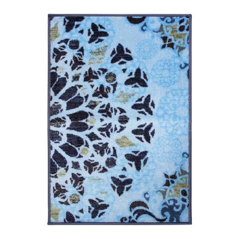 Superior Thalia Mandala Modern Non-slip Washable Area Rug Collection