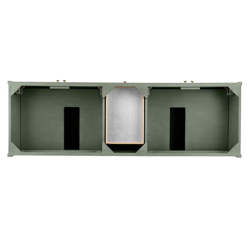 James Martin Vanities Chicago 72" Double Vanity, Smokey Celadon