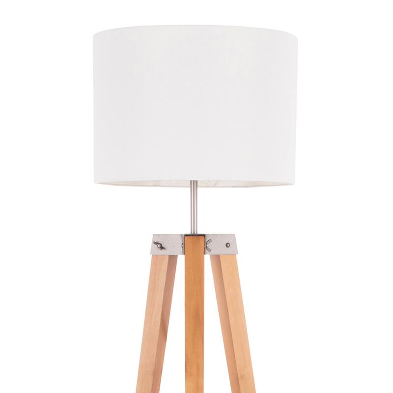 Carson Carrington Compass Tripod Floor Lamp with Shelf