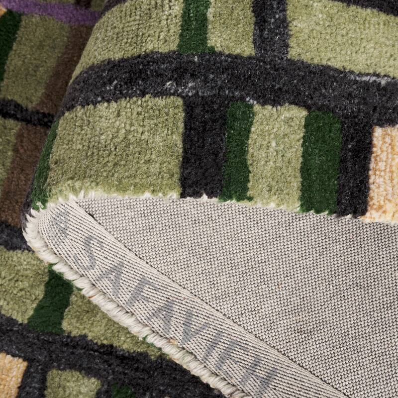SAFAVIEH Handmade Rodeo Natusuko Drive Modern Contemporary Wool Rug