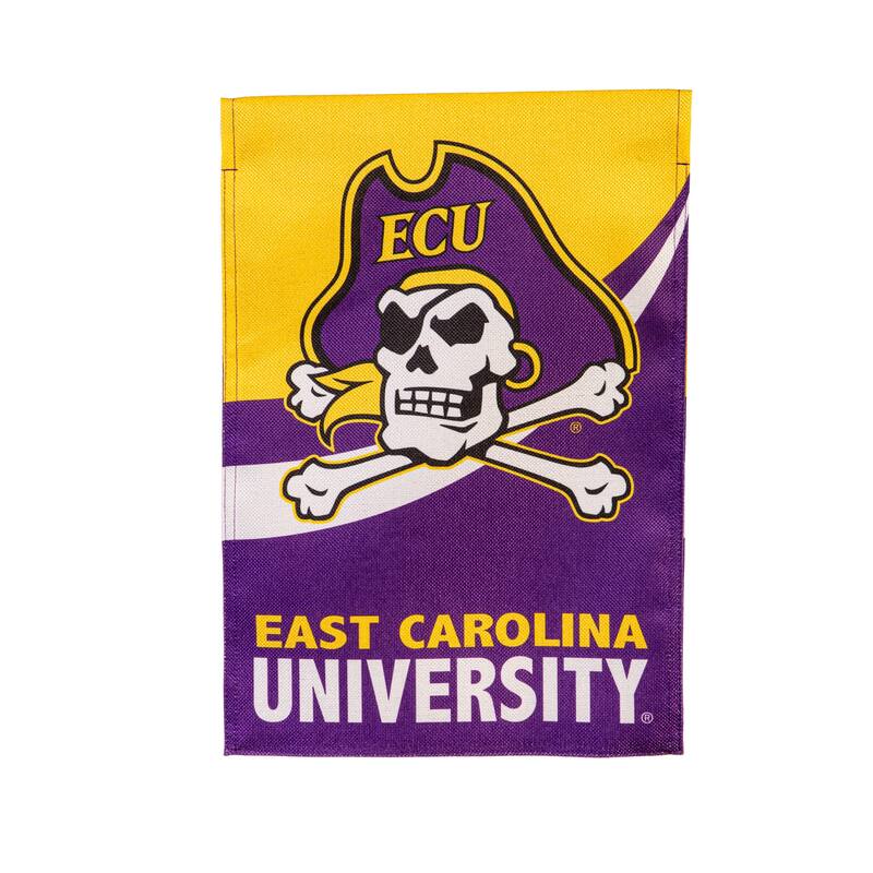 East Carolina University Burlap Flag Garden Size