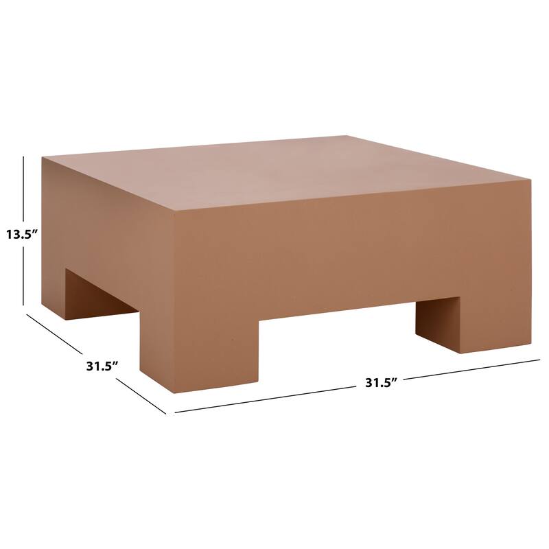 SAFAVIEH Home Aillard Coffee Table - 32"W x 32"D x 14"H