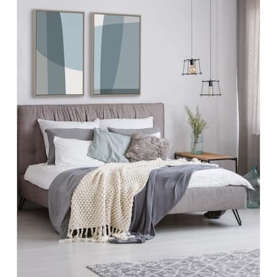 Kate and Laurel Sylvie Zen Framed Canvas by The Creative Bunch Studio