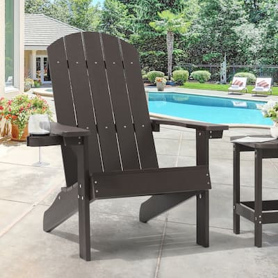 Bonosuki Adirondack Chair Patio Chair with Big Armrests Fire Pit Chair