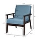 preview thumbnail 12 of 64, Costway Set of 2 Fabric Accent Armchair Solid Wood Upholstered Lounge - See Details