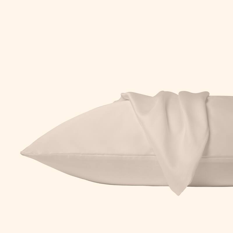 SHINE Good Morning Angel Satin Pillowcase 2-Piece Set to Elevate Your Back-to-School Dorm Style