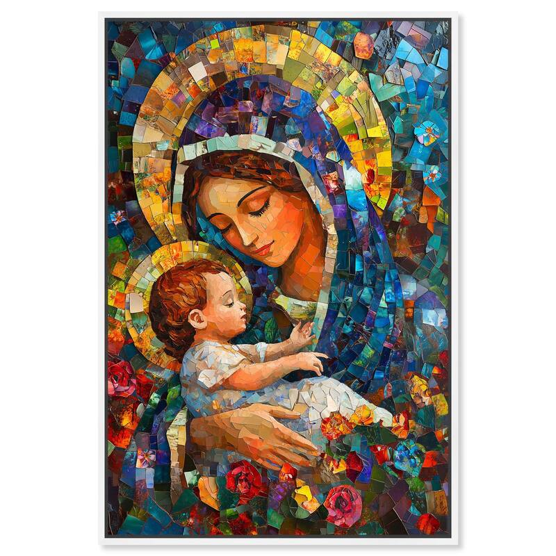 Glass Gospel II Canvas by Art Remedy - White - 16" x 24"