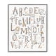 preview thumbnail 11 of 23, Stupell Nursery Animal Alphabet Chart Soft Orange White Framed Wall Art 11 x 14 - Grey