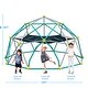 preview thumbnail 3 of 7, 12ft Geometric Dome Climber Play Center, Kids Climbing Dome Tower with Hammock, Rust & UV Resistant Steel Supporting 1000 LBS