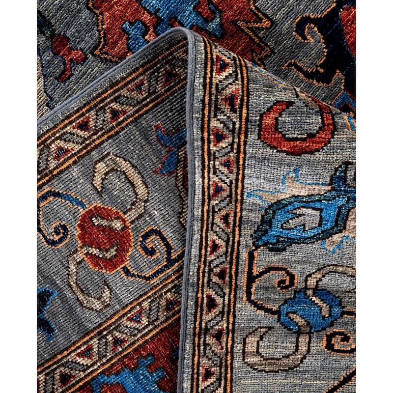 Serapi One-of-a-Kind Hand-Knotted Area Rug - Gray - 8' 2" x 9' 10"