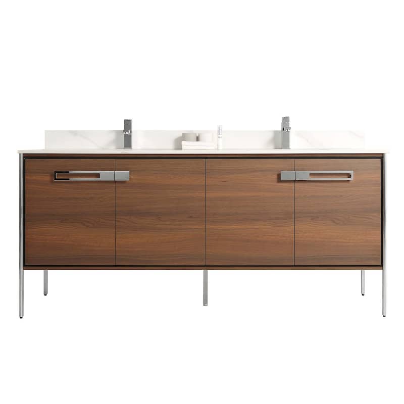 Fine Fixtures Oakville Bathroom Vanity with White Ceramic Sink
