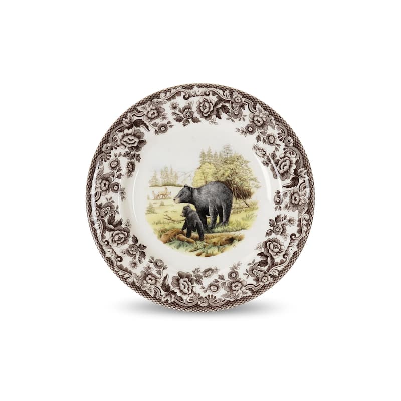 Spode Woodland Assorted Animals Salad Plate