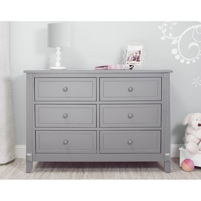 Sorelle Furniture Berkley Double Dresser - Grey