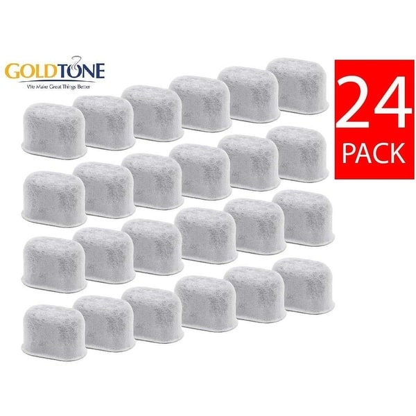 Shop Goldtone Activated Charcoal Water Filters Fits All Keurig Coffee Machines Mini Classic 1 0 2 0 Replacement Filter 24 Pack Overstock 28180277