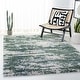 preview thumbnail 3 of 43, SAFAVIEH Berber Shag Leana Modern 1.2-inch Thick Rug 10' x 14' - Green/Beige - Rectangle