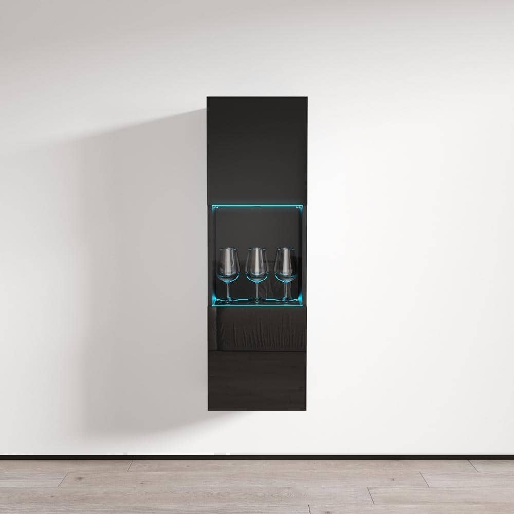 Meble Furniture Fly Type-22 Wall Mounted Bookcase - 15.75"W x 50"H