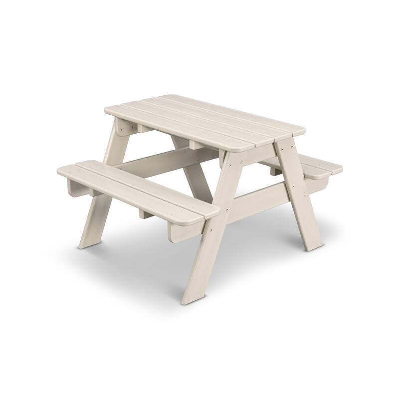 POLYWOOD Kids Outdoor Picnic Table - Sand