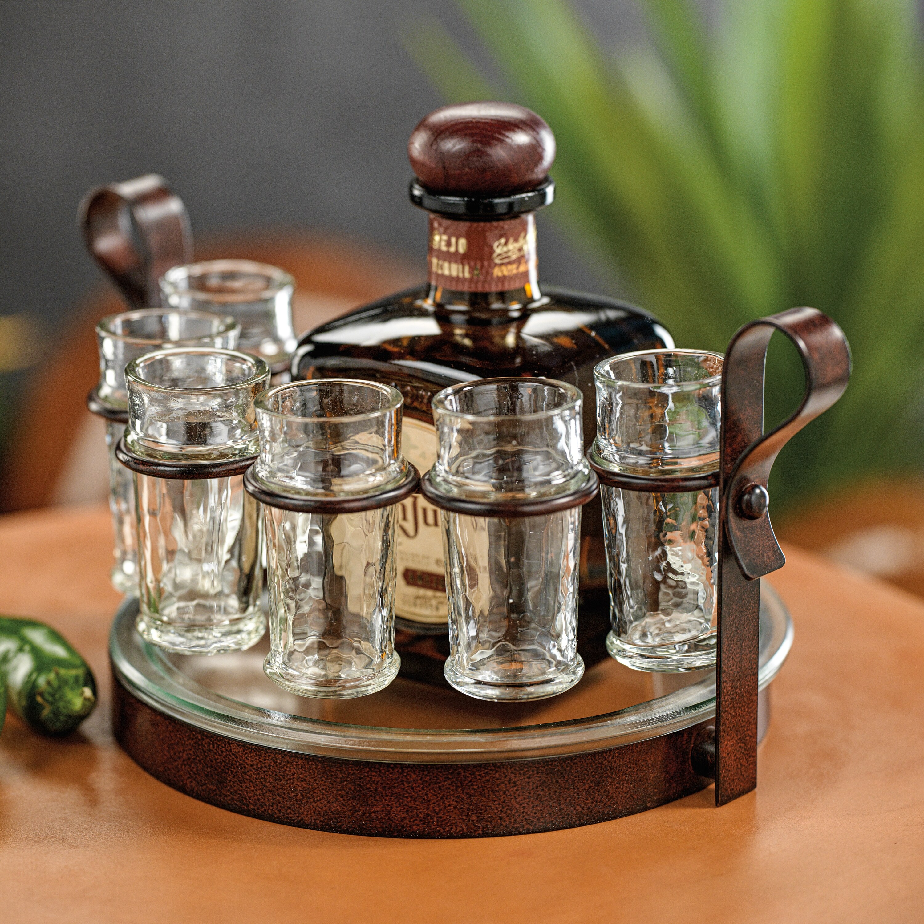 DUJUST [2025 Nieuw Ontwerp] Gouden Berg Shotglazen (45ml), Set van Kristallen Shotglazen Gedecoreerd met 24K Gouden Berg, BPA-Vrij & Loodvrij, Perfect voor Decoratie & Collectie, Cadeau Keuzes - 2