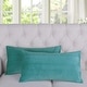 preview thumbnail 36 of 48, Agnew Pleated Velvet Decorative Throw Pillow Cover Set, NO INSERT