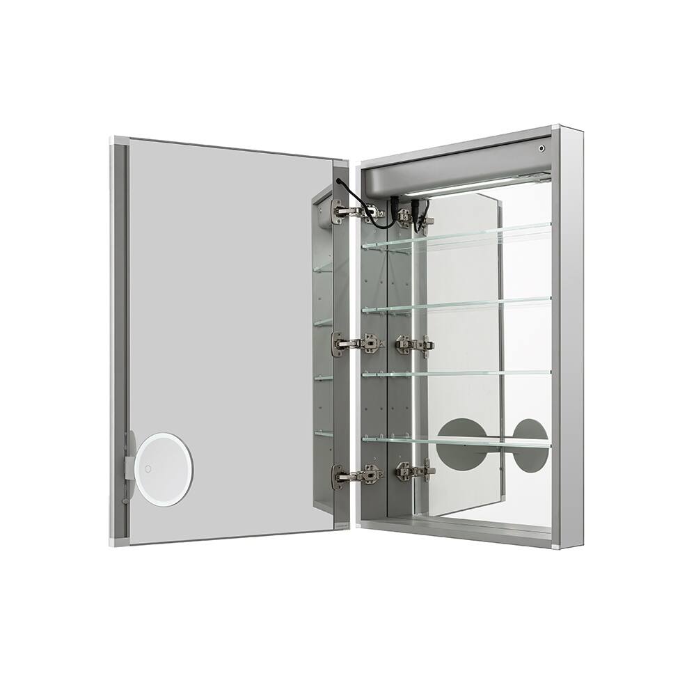 Medicine Cabinet With Light 20W x 32H x 5D Left Hinge - 20"x32"/Left-Hinge