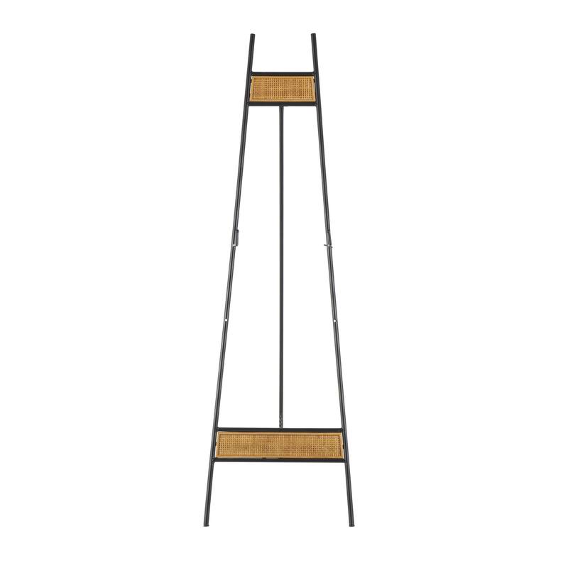 Metal Display Easel with Wood Accents - Black - Roche River Decor