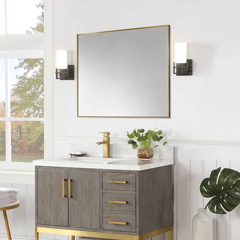 Altair Sassi Bathroom/Vanity Aluminum Framed Wall Mirror