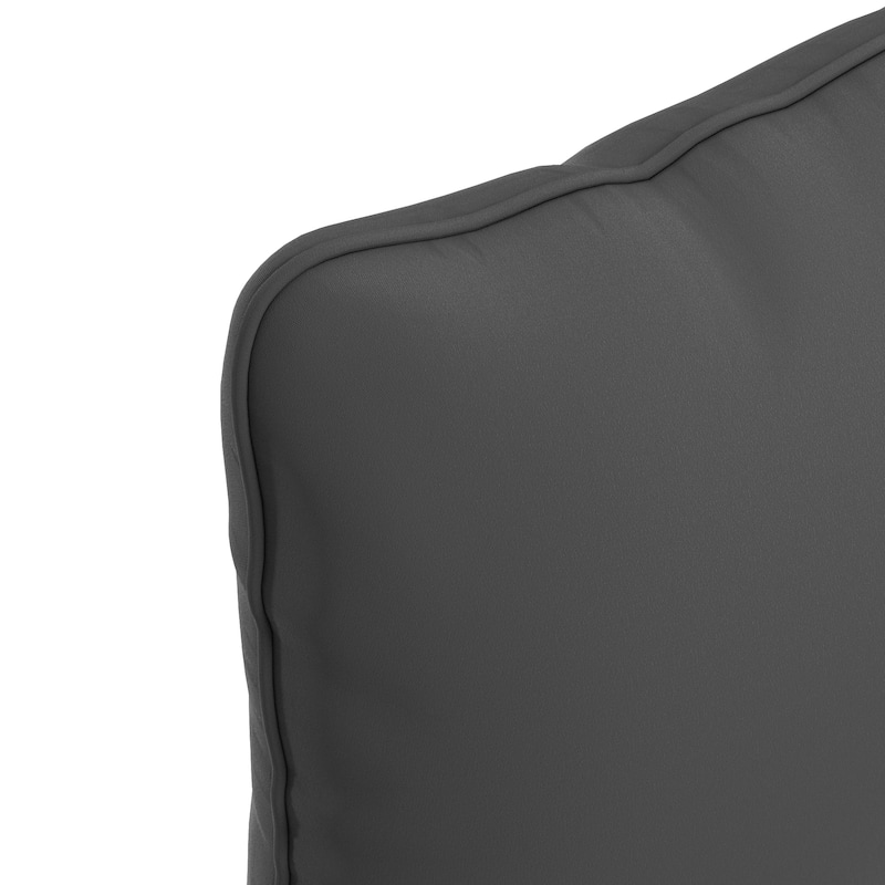 California Umbrella Outdoor Deep Seat Cushion Set, 24" x 48", 5.5" Thick Seat, Solstice Olefin Fabric