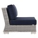 preview thumbnail 25 of 41, Conway Outdoor Patio Wicker Rattan 5-Piece Sectional Sofa Furniture Set