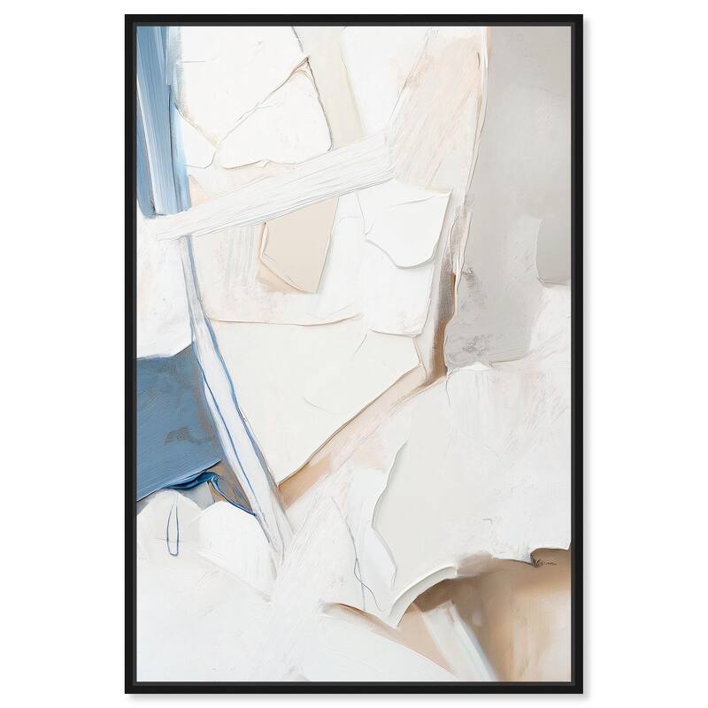 Bone and Beige I Canvas by Art Remedy - Black - 30" x 45"