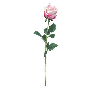 set of 6 Vintage Light Pink Velvet Rose Leaves