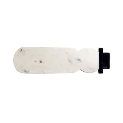 Marble Snowman Shaped Cheese and Cutting Board