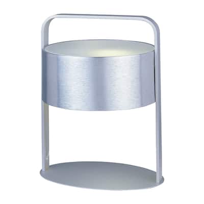 Percussion 13"H 1-Light Table Lamp Light Fixture Polished Chrome Finish by ET2