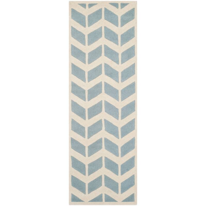 SAFAVIEH Handmade Chatham Aloyse Modern Wool Rug