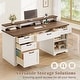 preview thumbnail 31 of 33, Executive Desk Drawers Home Office Desk Storage Cabinet