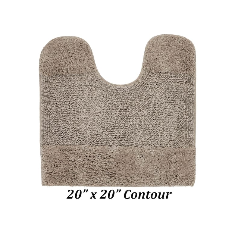 Better Trends Bath Rug 100% Cotton Water Absorbent Tufted Bathroom Rugs for Shower, Sink Mats Machine Wash Granada Collection