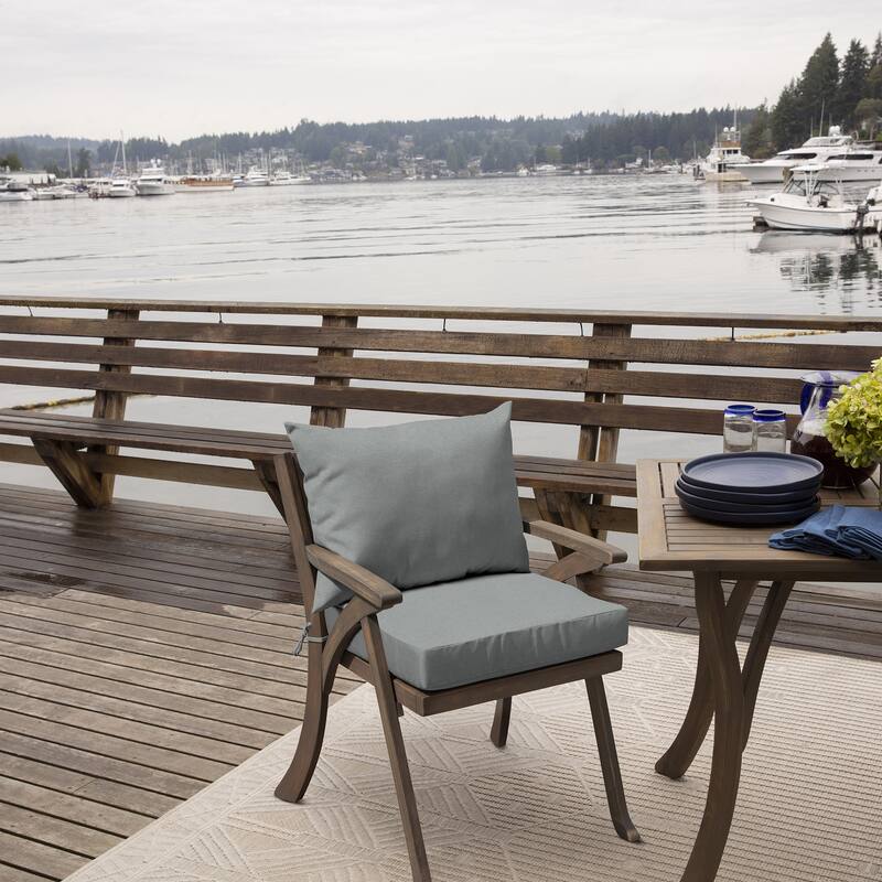 ARDEN Olefin Outdoor 21 x 21 in. Dining Chair Cushion Set