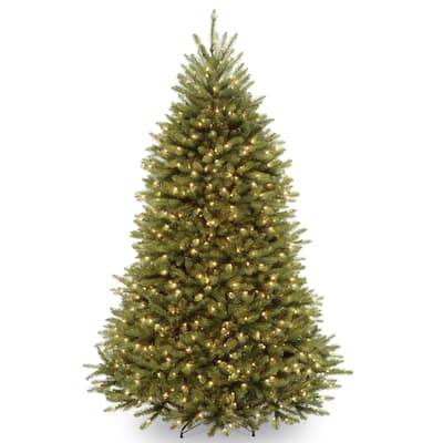 National Tree Company 7 ft. PowerConnect Dunhill Fir Tree with Clear Lights - 7 Foot