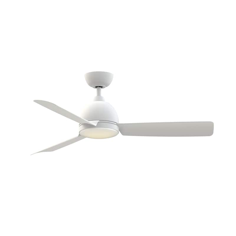 Starboard L 52 inch Indoor/Outdoor Marine Grade Ceiling fan with LED CCT Select Light Kit