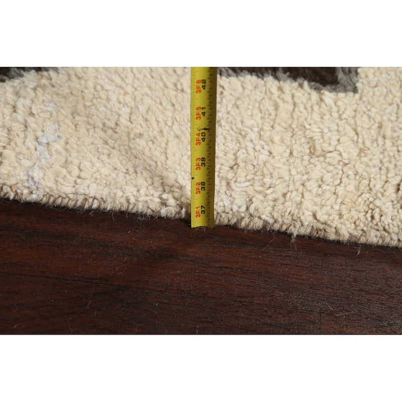 Tribal Oriental Moroccan Area Rug Wool Hand-knotted Living Room Carpet - 9'8" x 14'9"