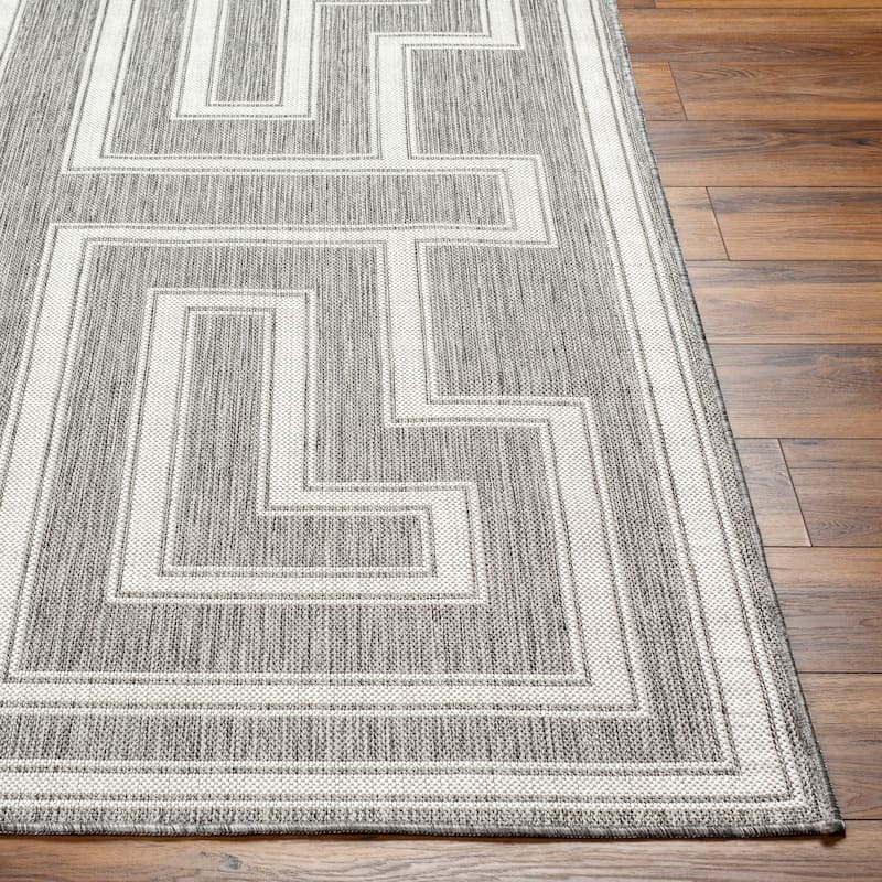 Livabliss Shuppo Indoor/ Outdoor Scrollwork Area Rug