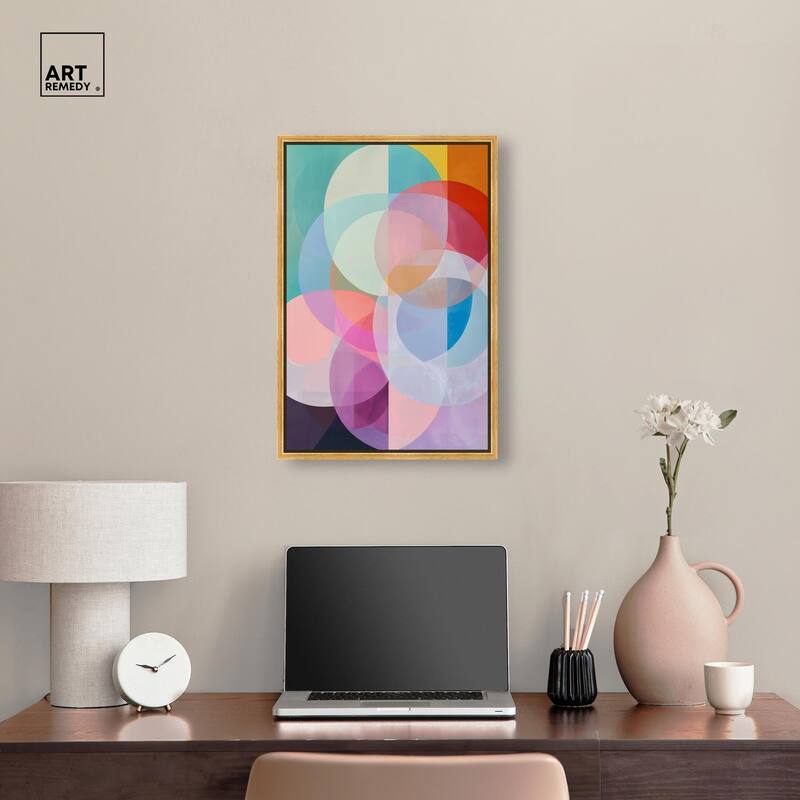 Oneiric Circles II Canvas by Art Remedy