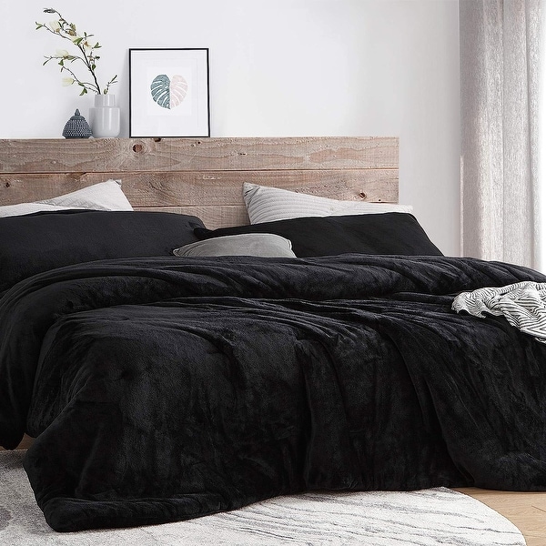 Me Sooo Comfy Coma Inducer Oversized Comforter Set Black On