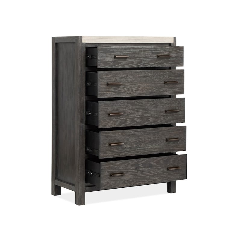 Magnussen Home Plum Creek Ravenwood Black Drawer Chest