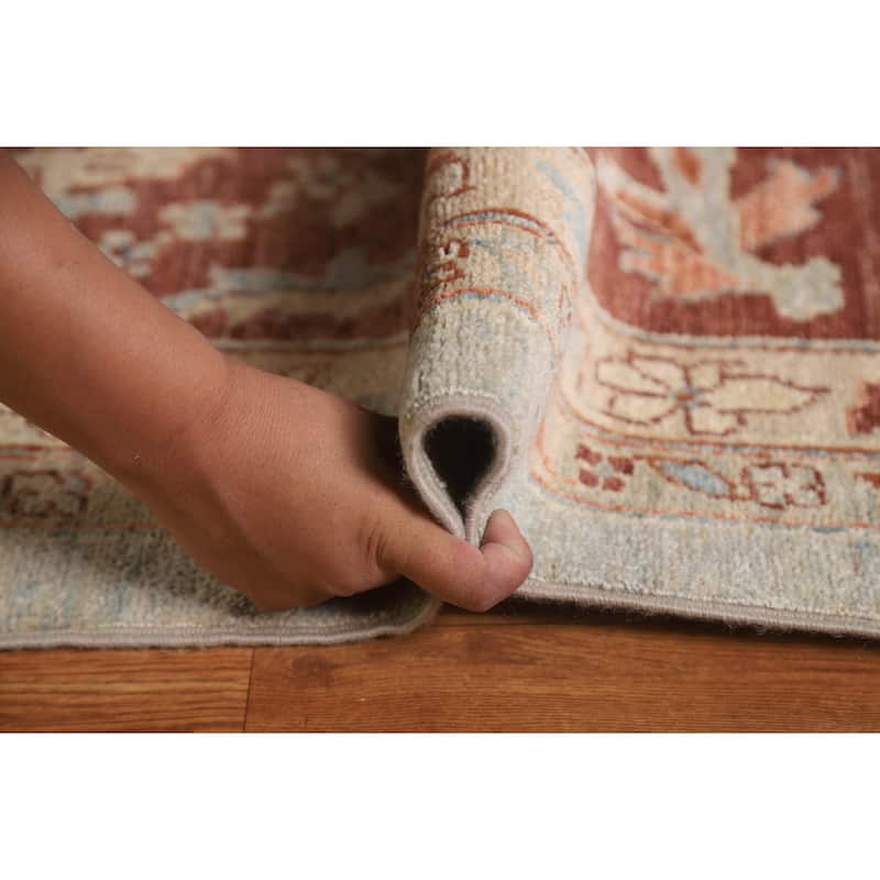 Vegetable Dye Heriz Serapi Oriental Large Rug Hand-knotted Wool Carpet - 12'0"x 17'6"